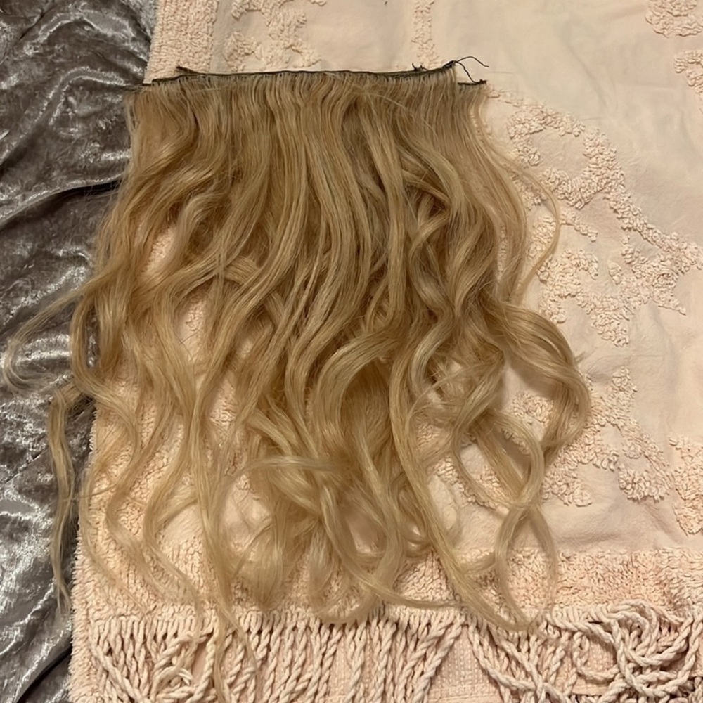 24" 175G SANDY BLONDE/ASH BLONDE #24/#60 SOMBRE STRAIGHT HAIR EXTENSIONS